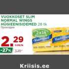 Allahindlus - VUOKKOSET SLIM
NORMAL WINGS
HÜGIEENISIDEMED