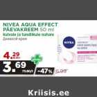 Allahindlus - NIVEA AQUA EFFECT
PÄEVAKREEM 