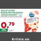 VALIO ALMA
BANAANI-MAASIKAJOOGIJOGURT
