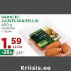 RAKVERE
JUUSTUSARDELLID
450 g