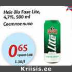 Allahindlus - Hele õlu Faxe Lite,