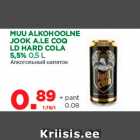 MUU ALKOHOOLNE JOOK A.LE COQ LD HARD COLA 5,5% 0,5 L