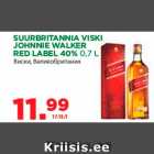 SUURBRITANNIA VISKI JOHNNIE WALKER RED LABEL 40% 0,7 L