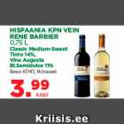 Allahindlus - HISPAANIA KPN VEIN RENE BARBIER 0,75 L