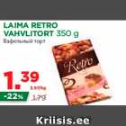 LAIMA RETRO VAHVLITORT 350 g