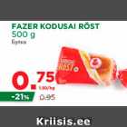 Allahindlus - FAZER KODUSAI RÖST 500 g