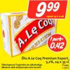 Allahindlus - Õlu A.Le Coq Premium Export