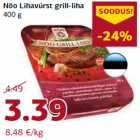 Allahindlus - Nõo Lihavürst grill-liha
400 g