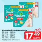 Pampers püksmähkmed GP+

