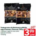 Allahindlus - Tudengi eine või jõhvikate ja pähklite
segu Premium, Germund, 300 g
