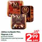 Jäätise multipakk Mini,
Magnum, 6 tk

