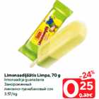 Allahindlus - Limonaadijäätis Limpa, 70 g
limonaadi ja guanabana
