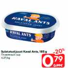 Sulatatud juust Kaval Ants, 185 g