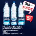 Mineraalvesi Norvil, 1,5 l
