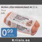 MUNA LIISA KANAMUNAD M 10 TK