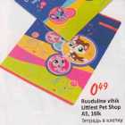 Allahindlus - Ruudulinе vlhik Littlest Pet Shop А5, 16lk