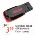 Allahindlus - Mäluрulk BLADE 4GB SANDlSK