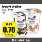 Jogurt Hellus
400g / 2 sorti
Tere