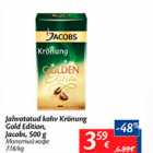 Allahindlus - Jahvatatud kohv Krönung Gold Edition, Jacobs, 500 g