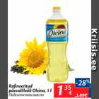 Allahindlus - Rafineeritud päevalilleõli Oleina, 1 l