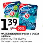 WC-puhastuspallid Power 5 Ocean
või Lime