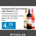 Allahindlus - Rumeenia KGT vein Dreamer Late Harvest 0,75l