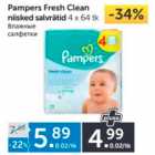 Allahindlus - Pampers Fresh Clean niisked salvrätid