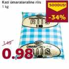 Allahindlus - Kati ümarateraline riis
1 kg