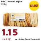 Allahindlus - B&C Tiramisu küpsis
220 g