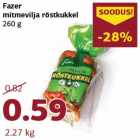 Allahindlus - Fazer
mitmevilja röstkukkel
260 g