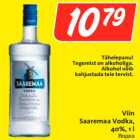 Allahindlus - Viin 
Saaremaa Vodka, 
40%, 1 l