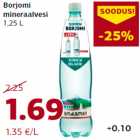 Allahindlus - Borjomi
mineraalvesi
1,25 L