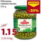 Põltsamaa
roheline hernes
690 g