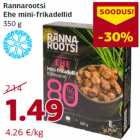 Rannarootsi
Ehe mini-frikadellid
350 g