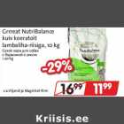 Allahindlus - Grrreat NutriBalance
kuiv koeratoit
lambaliha-riisiga, 10 kg