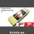 Allahindlus - Cheese World
Cheddar juust, kg