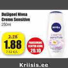 Allahindlus - Dušigeel Nivea Creme Sensitive, 250 ml