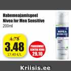 Allahindlus - Habemeajamisgeel Nivea for Men Sensitive 200 ml