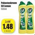 Allahindlus - Puhastuskreem Cif Lemon, 500 ml