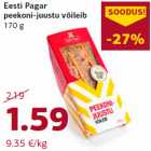 Allahindlus - Eesti Pagar
peekoni-juustu võileib
170 g