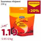 Allahindlus - Saaremaa riivjuust
200 g