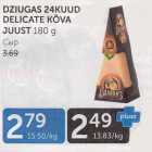 Allahindlus - DZIUGAS 24 KUUD DELICATE KÕVA JUUST 180 G