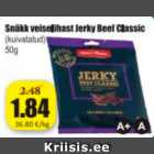 Snäkk veiselihast Jerky Beet Classic 