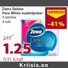 Allahindlus - Zewa Deluxe
Pure White tualettpaber