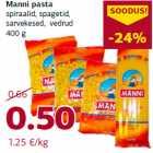 Allahindlus - Manni pasta
