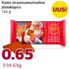 Allahindlus - Kalev tiramisumaitseline
Jõuluküpsis
165 g