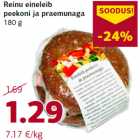 Allahindlus - Reinu eineleib
peekoni ja praemunaga
180 g