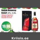 Allahindlus - Konjak Hennessy
V.S.O.P. 40%, 0,35L