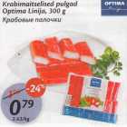 Krabimaitselised pulgad Optima Linija, 300 g