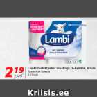 Allahindlus - Lambi tualettpaber mustriga, 3-kihiline, 6 rulli